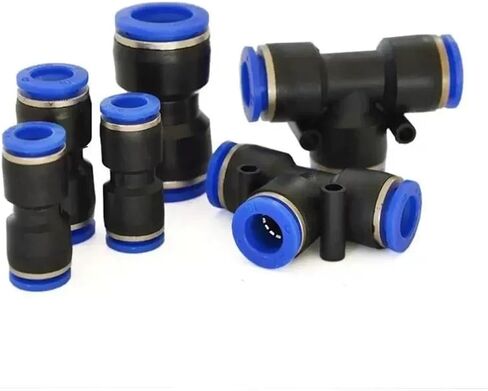 114 PCs Boxed PU-4/PE-4/PZA-4/PY-4/PV-4/PG-4 Pneumatic Connectors Kit 4mm Outer Diameter of the Hose Pipe Tube Air in Saudi Arabia