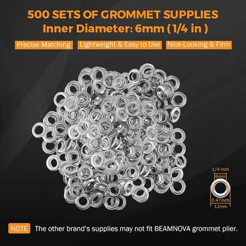 مجموعة أدوات GROMMET BEAMNOVA 3/8 بوصة (10 مم) ثقب باليد مثقبة مثقبة مثقبة GROMMET MACHEN in Saudi Arabia