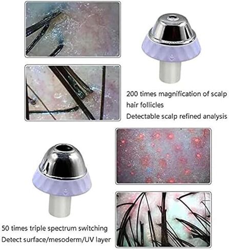 11 Inches Skin Diagnosis Hair Analyzer Machine w/HD LCD Screen Digital Skin Detector Moisture Tester,4-Picture Comparison & 16G Storage in Saudi Arabia