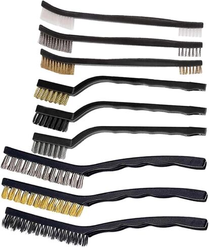 مجموعة من الصلب/النايلون/النحاس المحترف مجموعة فعالة الصدأ إزالة الصدأ و (9pcs) in Saudi Arabia