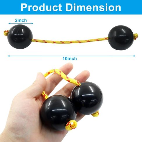 BokWin 2 Pack African Hand Percussion Set - Kashaka Musical Instruments & Rhythmic Balls, ABS 2-inch Shakers for Adult Beginners, Parties Performances (White) in Saudi Arabia