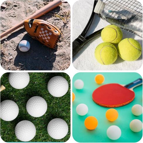 15Pcs Baseball Holder, Ball Stand Baseball Stand Sphere Holders for Display Clear Ring Acrylic Display Holders for Easter Eggs Golf Softball Tennis Ball Spheres Marbles Collections in Kuwait