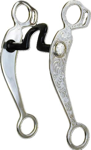 Reinsman 746E Pro Horseman California Stage D Curb Style Equestrian Horse Bit with 5" Ported Sweet Iron Mouthpiece & 8 1/2" Cheeks in Saudi Arabia