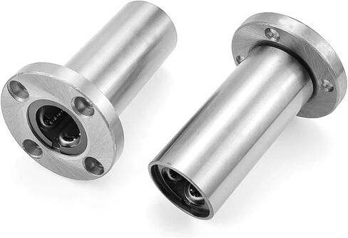 Steel cage Round Flange Type Lengthened Linear Bearing LMF8LGA LMF10LGA LMF12LGA LMF16LGA LMF20LGA 25 30 35 40LGA(LMF16LGA 16X28X70mm) in Saudi Arabia