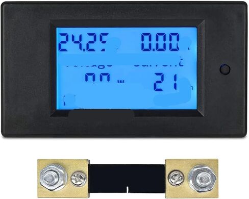 1PCS DC 6.5-100V 0-100A شاشة DISTRAL DISTRED VOLTMETER مع جهد تحويلة 100A in Saudi Arabia