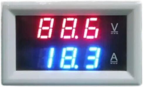 1PCS YB27VA 0-100V 300V الجهد والمقياس الحالي LED 75MV (White ، 300A_DC100V (Red Blue)) in Saudi Arabia