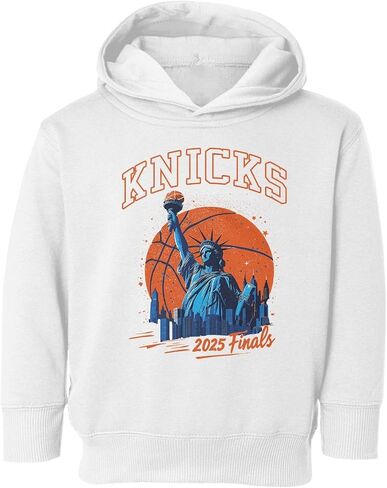 New York 2025 Finals - Basketball Playoff Statue Toddler Hooded Sweatshirt in Saudi Arabia