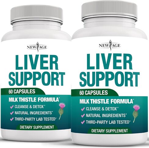 Liver Cleanse Detox & Repair - Milk Thistle Supplement - Liver Support with Choline, Artichoke Extract, Chicory & Dandelion Root Supplement - Milk Thistle Liver Detox & Liver Cleanse - 180 Count in Saudi Arabia