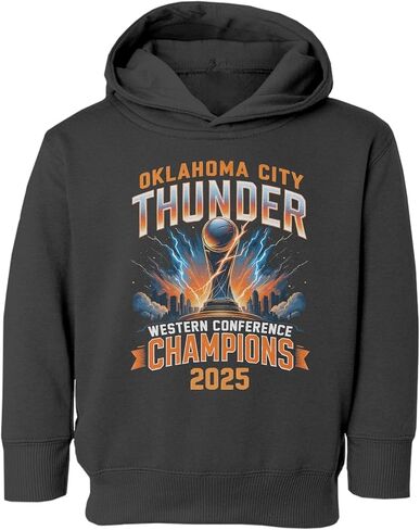 Basketball 2025 Champions - Oklahoma Playoff Tribute Toddler Hooded Sweatshirt in Saudi Arabia