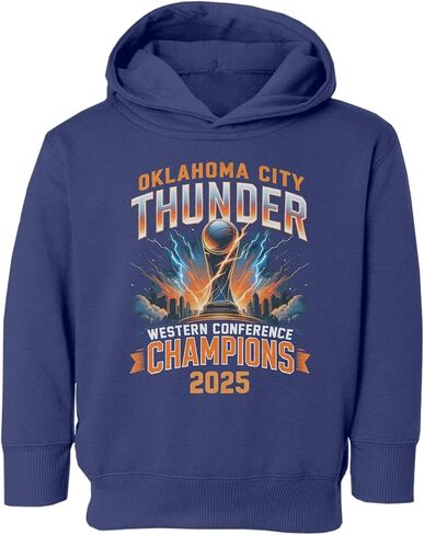 Basketball 2025 Champions - Oklahoma Playoff Tribute Toddler Hooded Sweatshirt in Saudi Arabia