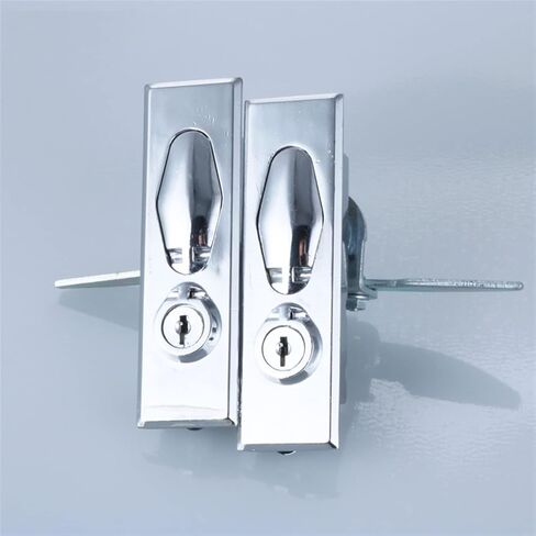 Left Right Plane Metering Plane Lock Metal Distribution Box Cabinet Door Locks Industrial Locks 1Pcs(Right Without Key) in Saudi Arabia