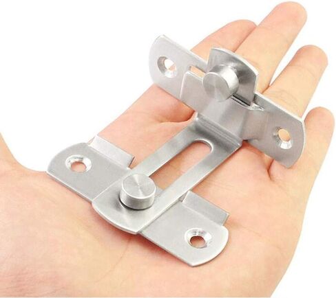 Portable Door Lock, Door Latch, Door Latch Right Angle 90 Degrees, Bolt Buckle, Barrel Sliding Lock Barn for Doors and Windows, Home Accessories in Saudi Arabia