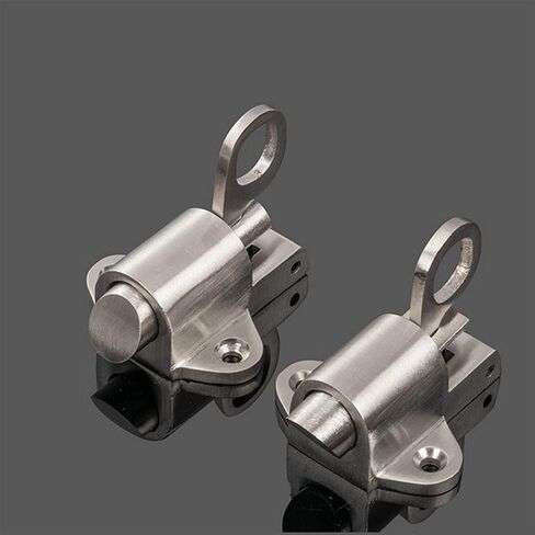 Self-Closing Automatic Latch/Bolt Balcony Door Window Intermediate Spring Bolt Door Hardware Stainless Steel 1Pcs(D-45mm) in Saudi Arabia
