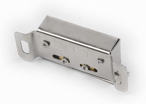 Wardrobe Door Stainless Steel Double Ball Roller Catch Latch Silver Furniture Door Closer 1Pcs in Saudi Arabia