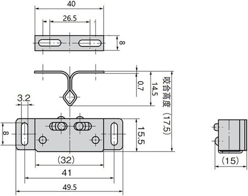 Wardrobe Door Stainless Steel Double Ball Roller Catch Latch Silver Furniture Door Closer 1Pcs in Saudi Arabia