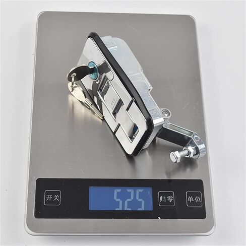 4.3 Inch 110mm Zinc Alloy Paddle Latch Lock Cabinet Door Flush Mount Trigger Latch for Control Panel 1Pcs(Black) in Saudi Arabia
