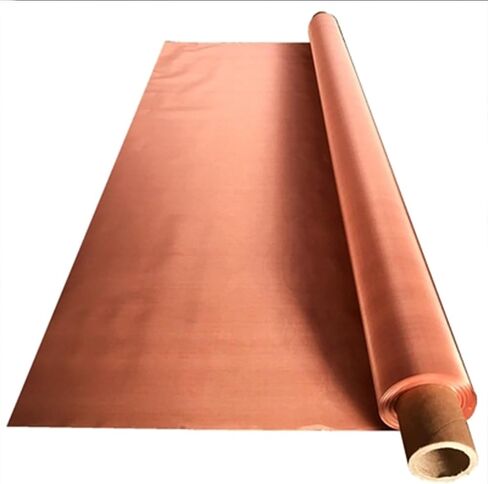 TIST Copper Mesh Sieve Filter Cloth, Metal Mesh Impurity Filter Radiation Anti-Copper Wire Mesh Filter Cloth Copper Mesh Rolls Copper Mesh Rolls(Brass 100mesh) in Saudi Arabia