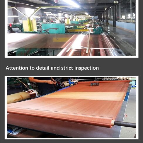 TIST Copper Mesh Sieve Filter Cloth, Metal Mesh Impurity Filter Radiation Anti-Copper Wire Mesh Filter Cloth Copper Mesh Rolls Copper Mesh Rolls(Brass 100mesh) in Saudi Arabia