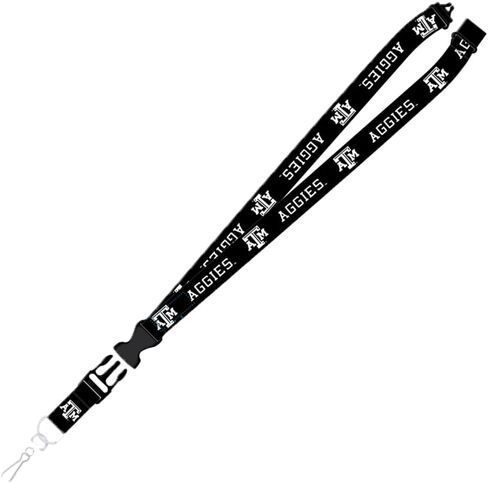 Pro Specialties Group Texas A&M Lanyard Blackout, CLC College Football/Basketball NCAA Texas Aggies Gifts and Merchandise in Saudi Arabia
