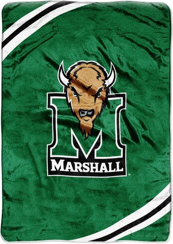 Marshall Thundering Herd "Force" Raschel Throw Blanket, 60" x 80" in Saudi Arabia