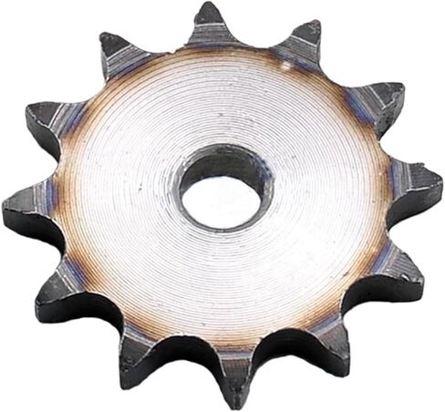 التروس الحلزوني الصناعي 1PCS 12A مسننة السلسلة المسطحة 10-25 أسنان الملعب 19.05 مم A3 أسطوانة الصلب ضرس ضرس دافع الصناعي المسطح (الحجم: 10 أسنان) in Kuwait