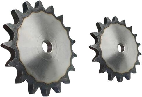 التروس الحلزوني الصناعي 1PCS 12A مسننة السلسلة المسطحة 10-25 أسنان الملعب 19.05 مم A3 أسطوانة الصلب ضرس ضرس دافع الصناعي المسطح (الحجم: 10 أسنان) in Kuwait