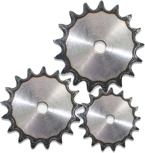 التروس الحلزوني الصناعي 1PCS 12A مسننة السلسلة المسطحة 10-25 أسنان الملعب 19.05 مم A3 أسطوانة الصلب ضرس ضرس دافع الصناعي المسطح (الحجم: 10 أسنان) in Kuwait