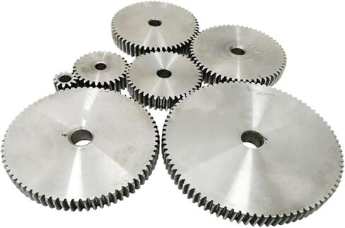 التروس الحلزونية الصناعية 1PCS تحفيز التروس 1M36/37/38/39/40/41/42/43T ثقب خشن 6 مم ترس الكربون من الصلب العتاد الإجمالي 10 مم (الحجم: 1M41TEETH-Bore 6 مم) in Kuwait