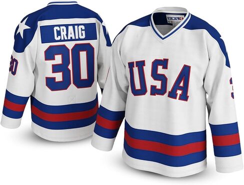 #30 Hockey Jersey of USA 1980 Olympic Team Ice Hockey Jerseys Stitched Letters and Numbers in Saudi Arabia