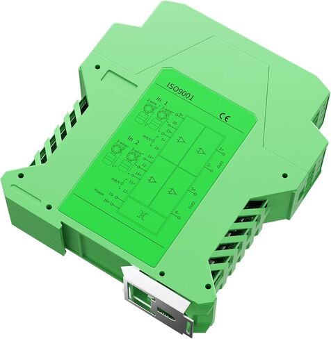 4-20mA to 0-10V 0-5V Signal Isolator Current Transmitter 2 in 2 Out multiplexer Isolator Analog Signal Isolator(1 Input 1 Output,0-10V Input_DC24V Power Supply_0-5V Output) in Saudi Arabia