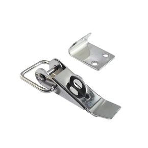 1Pcs 304 Stainless Steel Spring Loaded Latch Catch Toggle Clamp Duckbill Tension Lock Cupboard Hasp Latch Industrial Duckbill Buckle 504 in Kuwait
