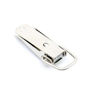 J105 Hardware Cabinet Boxes Spring Loaded Latch Catch Toggle Hasp 27 * 63 Iron Hasp 1Pcs in Kuwait