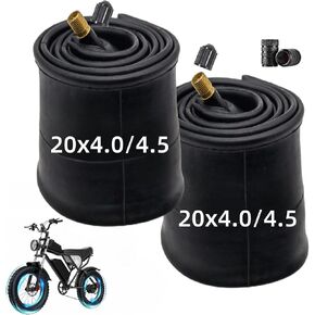 20 Inch Fat Tubes 20x3.0/3.5 Fat Tire Tube 20x3.5/4.0 Bike Tube 20x4.0/4.5 Heavy Duty Tire Tubes for 20" Electric Bike Fat Beach Bike 2 Pack in Saudi Arabia