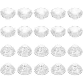 PATIKIL 60 درجة 20 مم عدسة LED عالية الطاقة ، 20 PCS صافحة العدسات السطح البصرية البصرية PMMA للضوء LED 1W-5W ، دائرة الضوء ، لوحة in Kuwait
