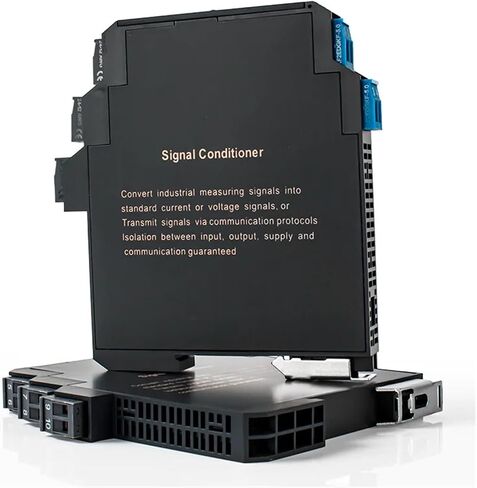 35mm DIN Rail 4-20MA إلى 0-10V 2 في 2 OUT عزل الإشارة التناظرية 0-10V إلى 0-10V DC24V مرسل إشارة لإمدادات إمدادات الطاقة (1 في 2 OUT ، الإخراج 0-20MA_INPUT 0-10MA_DC24V) in Kuwait