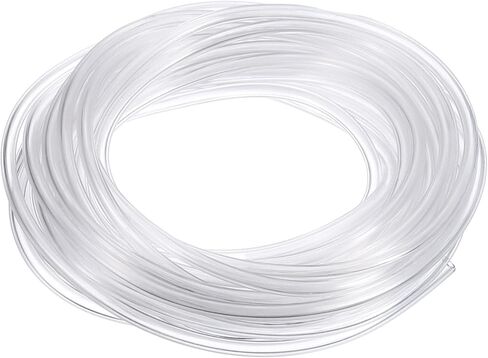 uxcell PVC Tubing, 2mm ID x 3mm OD - 13 Feet Long Clear Vinyl Water Pipe, Lightweight Plastic Flexible Water Pipe for Aquaponics, Air Hose, Irrigation in Saudi Arabia
