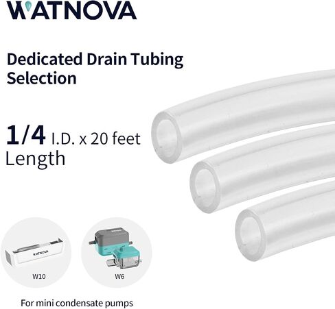 Clear Drain PVC Tubing for Tank Pump, Flexible Hybrid PVC Tubing Condensate Pump Hose, by 3/8 Inch ID, 20-Feet Length in Saudi Arabia