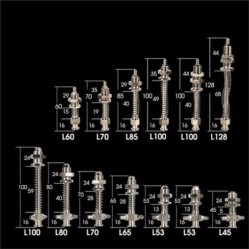 1Pcs Vacuum Suction Cup Base, Vacuum Suction Cup Manipulator Accessories Tianxing Big Head Screw Base M10/12-L(L80-11,M12 Bottom Intake) in Saudi Arabia