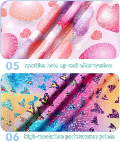 Hoziy 2 Pack Girls Girls Headards for Kids Choilers Dance Dance Wathits with Shorts Biketard in Kuwait