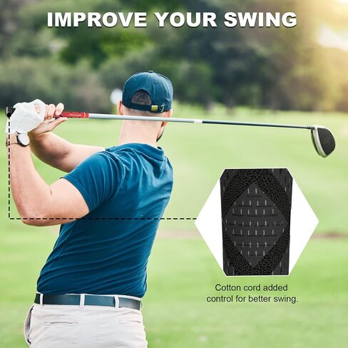 Mazel Cord Rubber Golf Grips for Men - 10 Pack ، All Control Weather Golf Club Grips Standard/Midsize ، High Feedbands and Arction in Saudi Arabia
