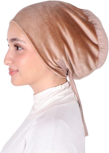 Mu Lan Song Handmade Velvet Cotton Shaper | Grip Hair Grip Scarf | Anti-Slip Non-Slip | Hijab Scarf Shawl Bun Volumizer in Kuwait