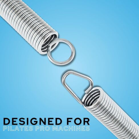 Pilates Pro Pro Class Replacement Springs-مقاومة قابلة للتعديل للقوة الأساسية والمرونة والتنغيم-حزمة 2 in Saudi Arabia