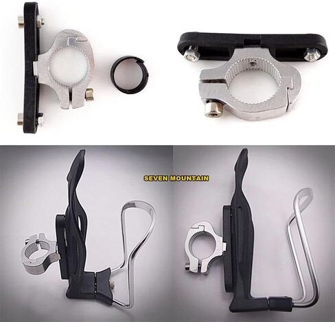Drink Bottle Mount Carrier Adjustable for Bicycle Water Bottle Cage Handlebar Mount for Bicycle Bike Allows You to Attach Water Bottle Cages for Bicycle Frame Water Bottle Cages Hydration Accessory in Saudi Arabia