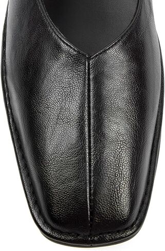 Lace up Ballet Flats Women Square Toe Mary Jane Flats Bow Slip On Leather Comfortable Ballerina Shoes in Kuwait