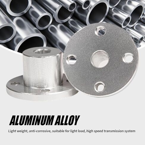 2Pcs 16mm Rigid Flange Shaft Coupling, Aluminum Alloy Flange Coupling Motor Guide Shaft Coupler Connector for Motor Accessories, RC Model, DIY Parts in Saudi Arabia