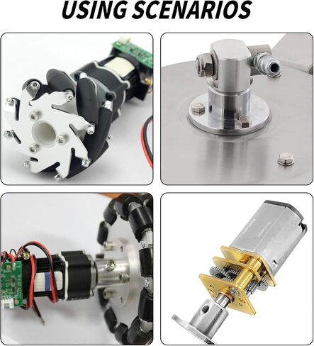 2Pcs 16mm Rigid Flange Shaft Coupling, Aluminum Alloy Flange Coupling Motor Guide Shaft Coupler Connector for Motor Accessories, RC Model, DIY Parts in Saudi Arabia