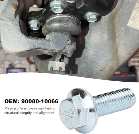 Lower Ball Joint Bolts, 8pcs 14mm Metal Hex Head Lower Suspension Ball Joints Bolts Kit 90080-10066 Replacement for Tundra 2000-2002, for 2001-2002 in Saudi Arabia