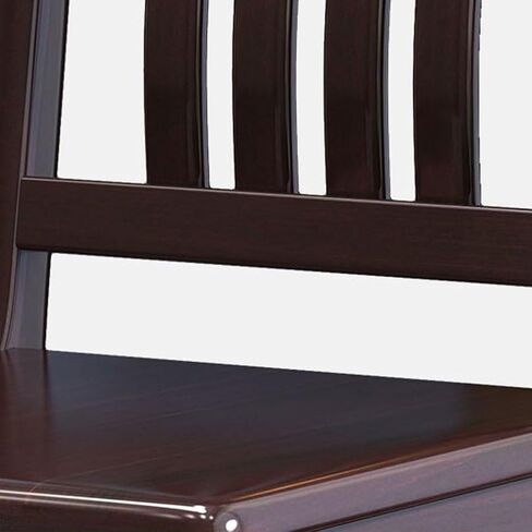 Office Chair Country Style Dining Chair 16 Inch Solid Wood Office Chair Armless Kitchen Chair Suitable for Kitchen, Dining Room, Bedroom Home Office Desk Chairs(B) in Kuwait