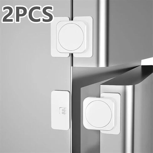 Lock Cabinet Fridge Door Lock Stainless Steel Cable Home Window Lock Strong Fix 1Pcs(G) in Kuwait