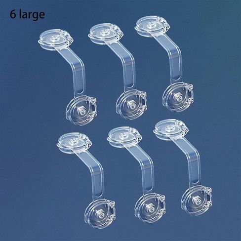 Lock Cabinet Fridge Door Lock Stainless Steel Cable Home Window Lock Strong Fix 1Pcs(G) in Kuwait